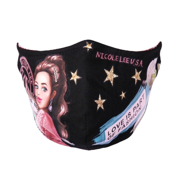 Nicole Lee Face Mask Love Cat New in Package - Picture 3 of 6